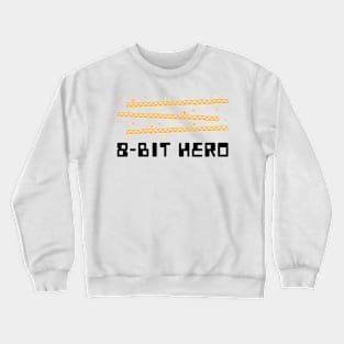 8-bit hero gaming Crewneck Sweatshirt